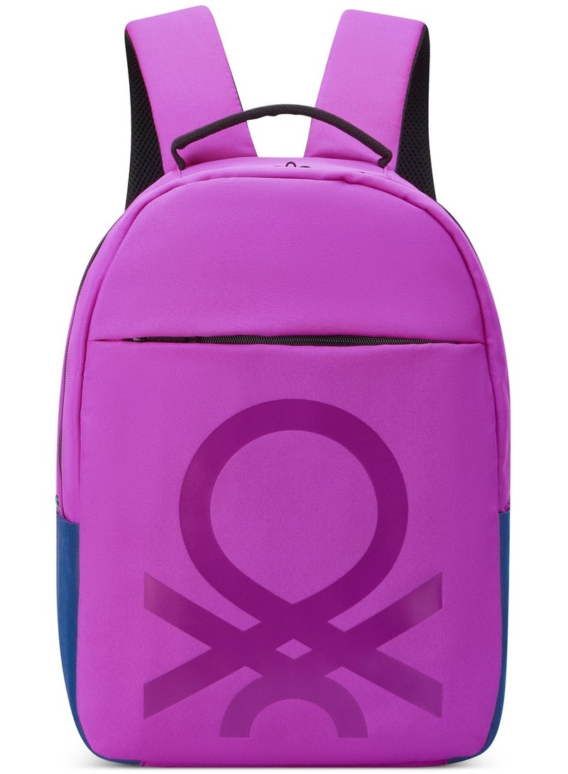 UNITED COLORS OF BENETTON Fabrica Round 15.6'' Unisex Laptop Backpack - Purple - Image 1